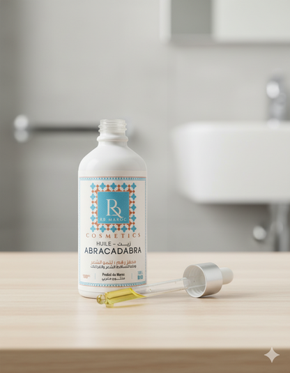 Huile capillaire naturelle – Stimule la croissance dès les premières semaines